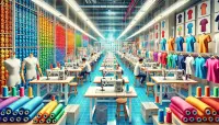 Anuvavi Apparels garment manufacturing floor in Tiruppur