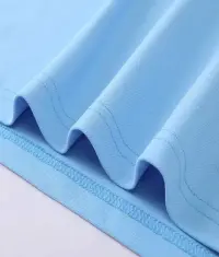 Close-up of combed cotton pique fabric quality used in Anuvavi corporate polo t-shirts