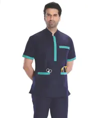 Medical scrubs set including top and pants