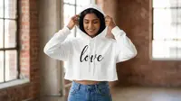 Women's Fashion Cropped Hoodie
