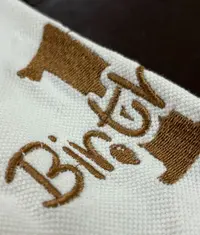 High Quality Embroidery Work done on a Polo T shirt